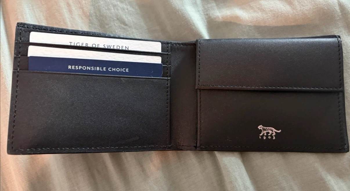 Tiger of Sweden Wivalius P Wallet Black Leather - photo 3