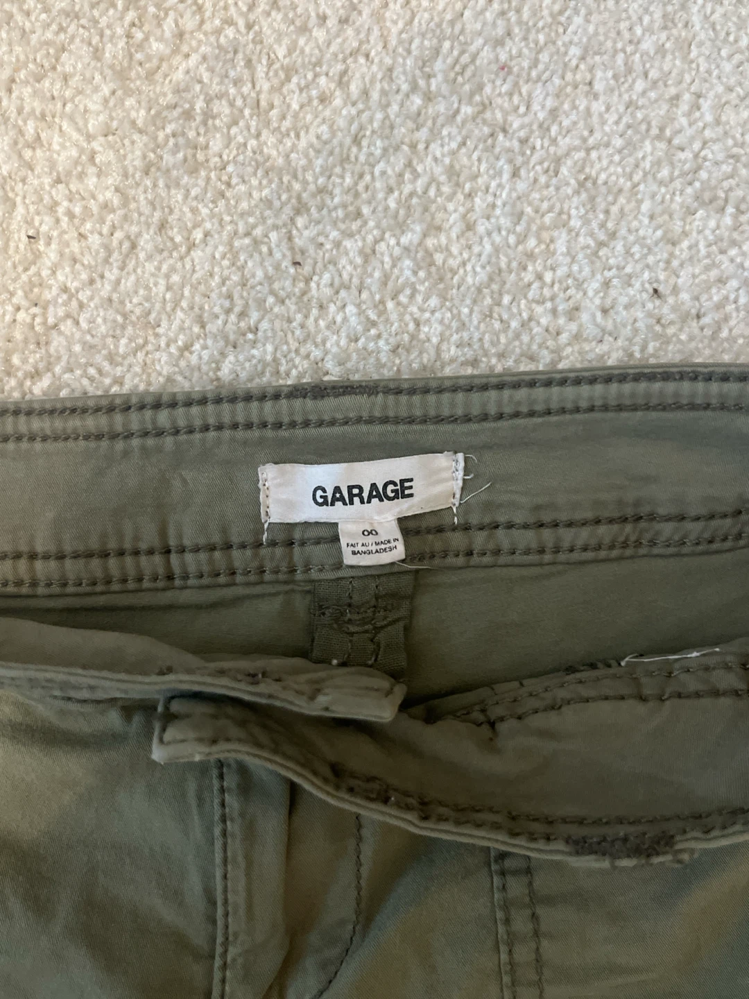 Garage Cargo Pants Size 00 Green - photo 4