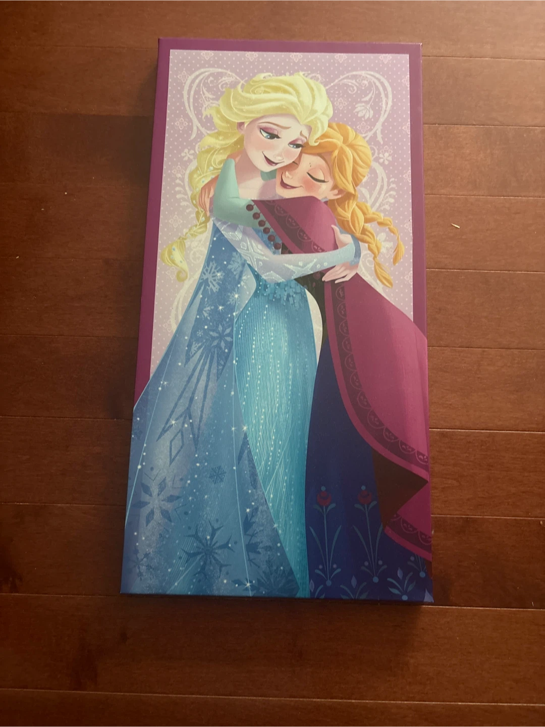 Disney Frozen Elsa & Anna Hug Canvas Art