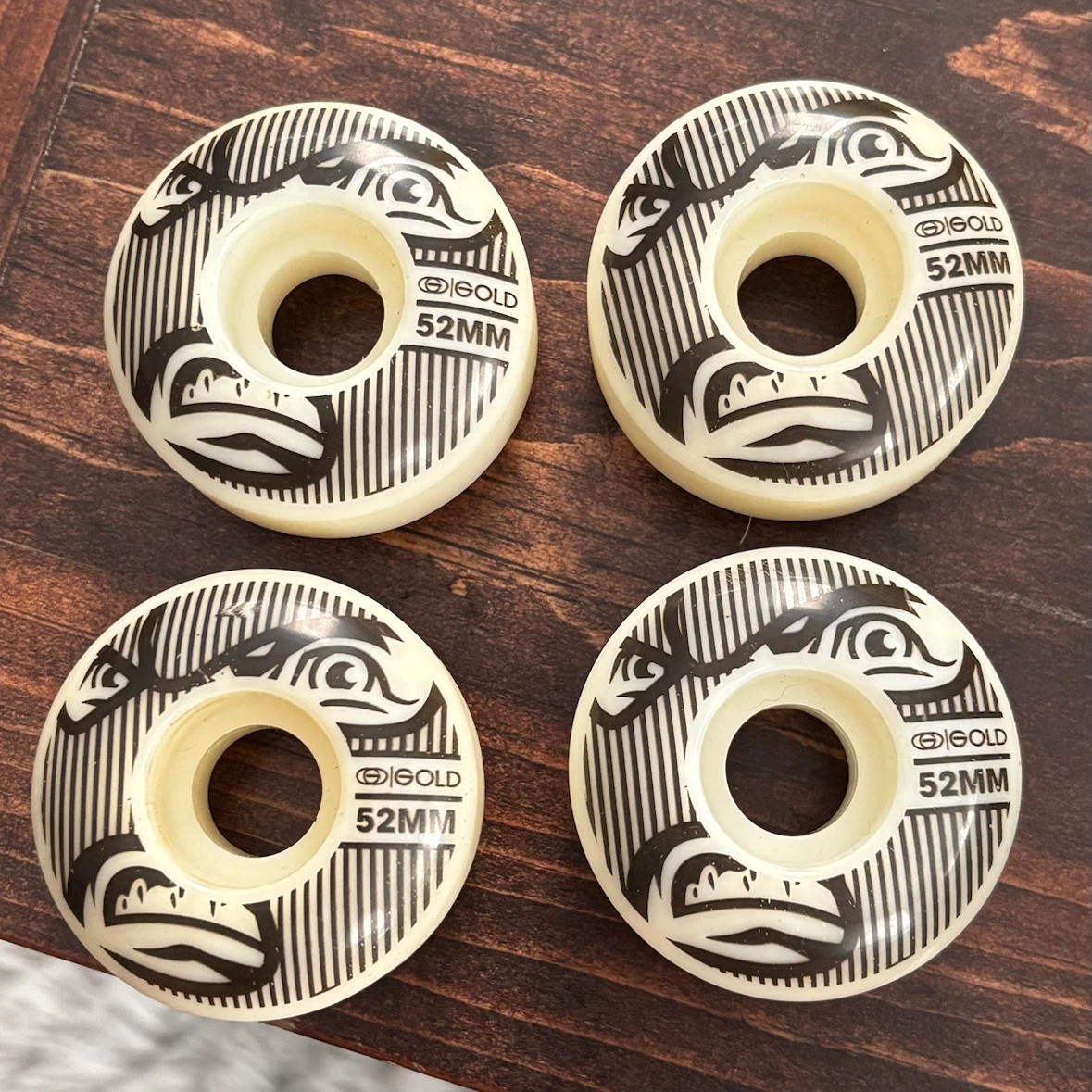 Vintage Gold Wheels Goons 52mm Skateboard Wheels