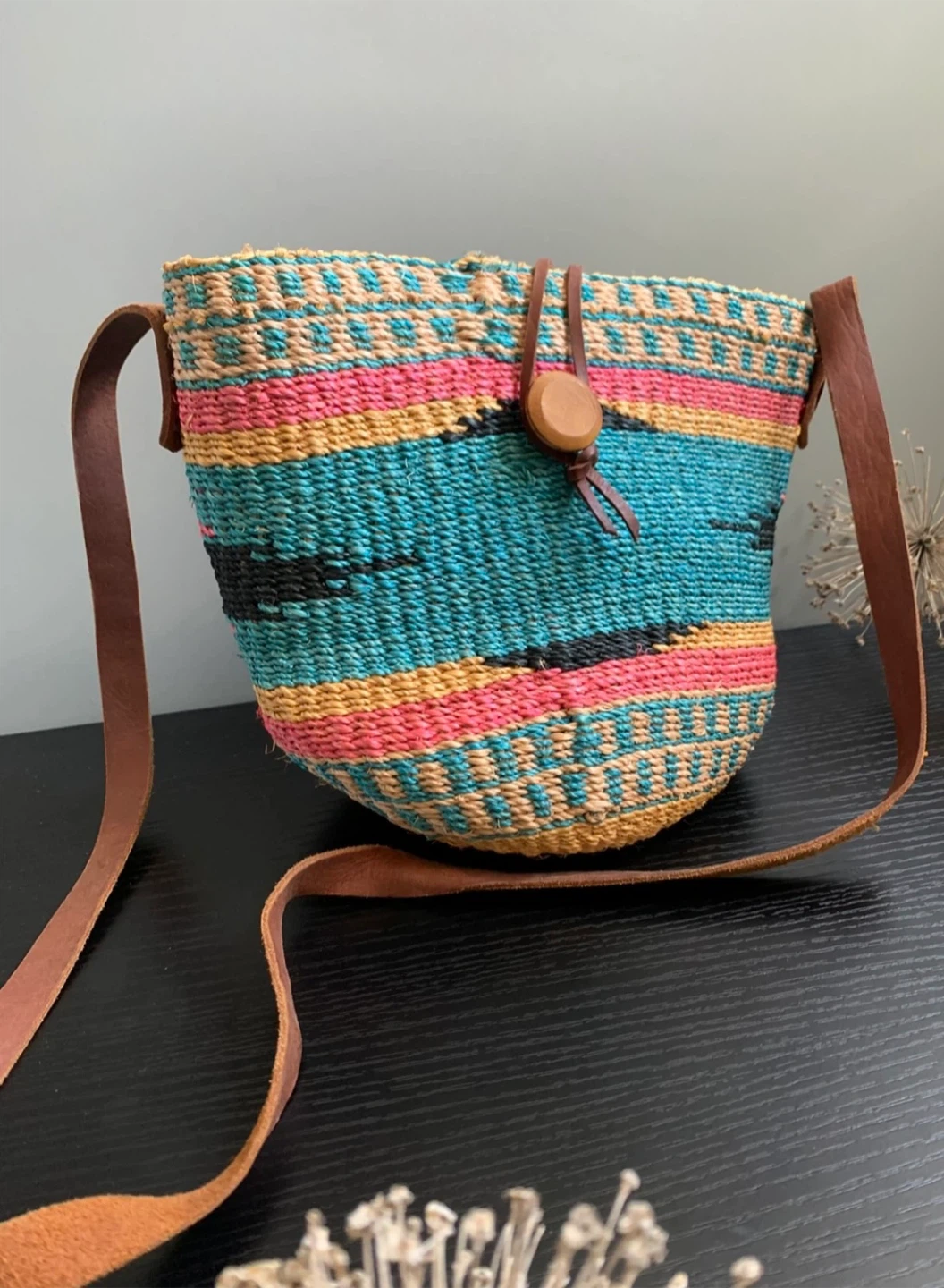 Woven Crossbody Bag