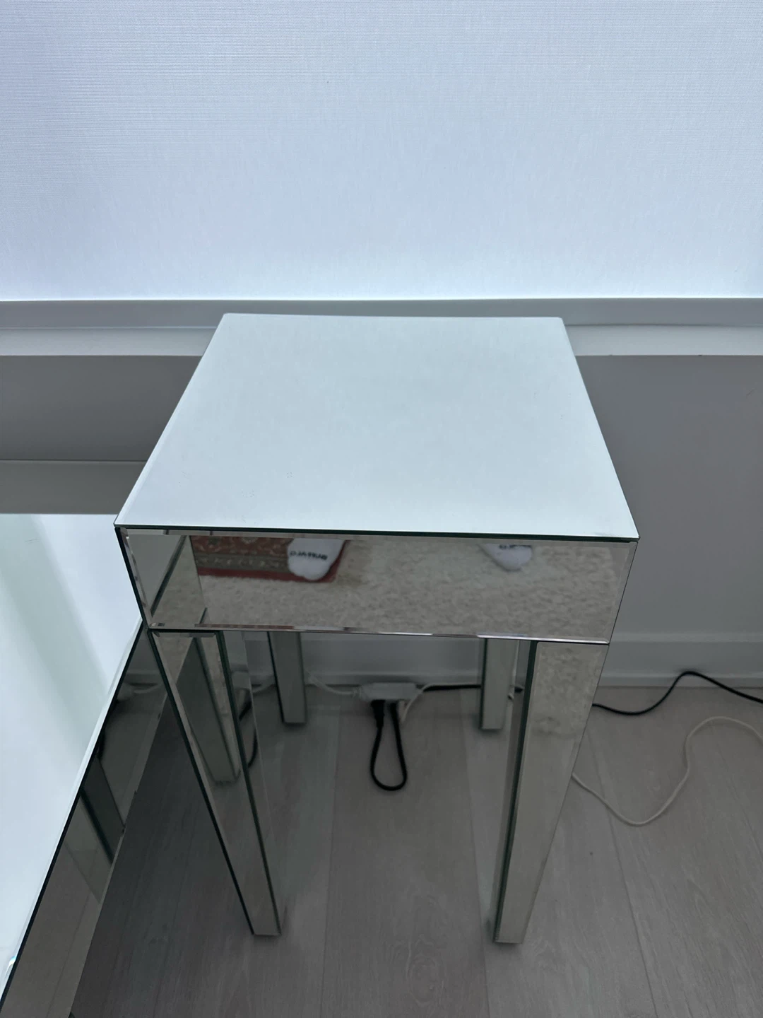 Mirrored Coffee Table and End Tables Set - photo 3