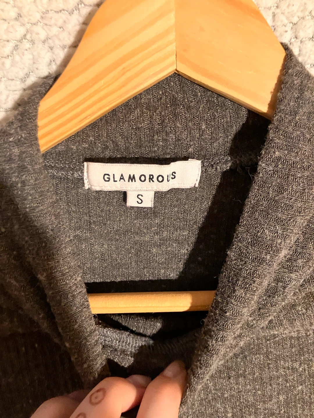 Glamorous Mock Neck Long Sleeve Top - Size S - photo 2
