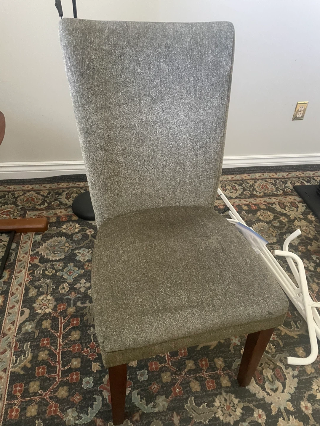 Olive green Upholstered Dining Chair