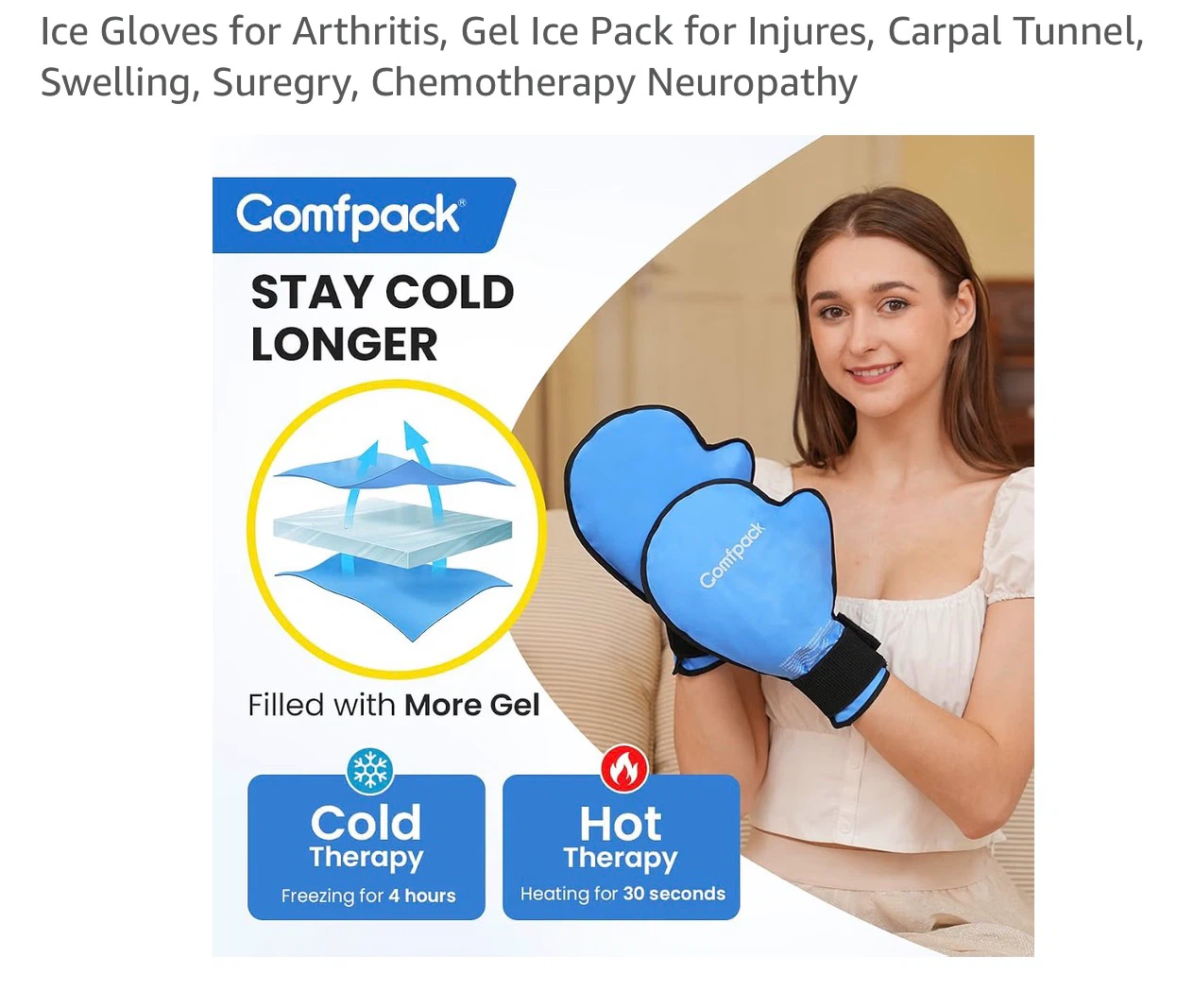 Comfpack therapy gloves - 1 pair (2pcs) - photo 5