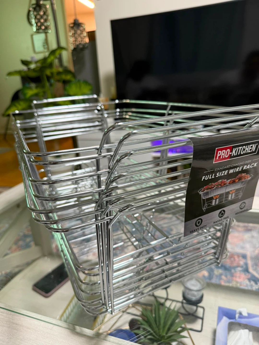 PRO-KITCHEN Full Size Wire Rack with Chafing Dish & Fuel - photo 3