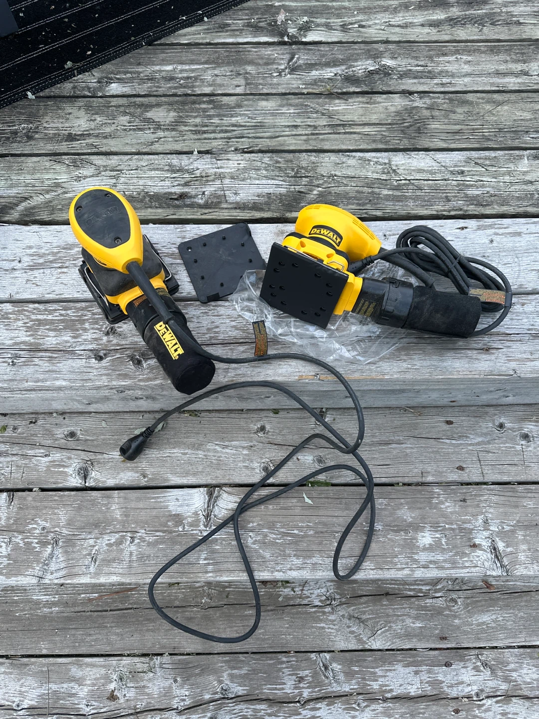 2 DeWalt Orbital Sanders New