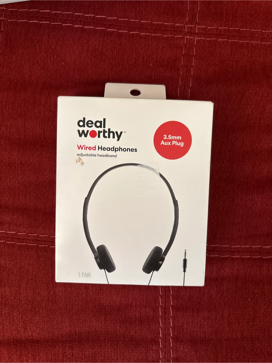 Dealworthy Wired Headphones with 3.5mm Aux Plug