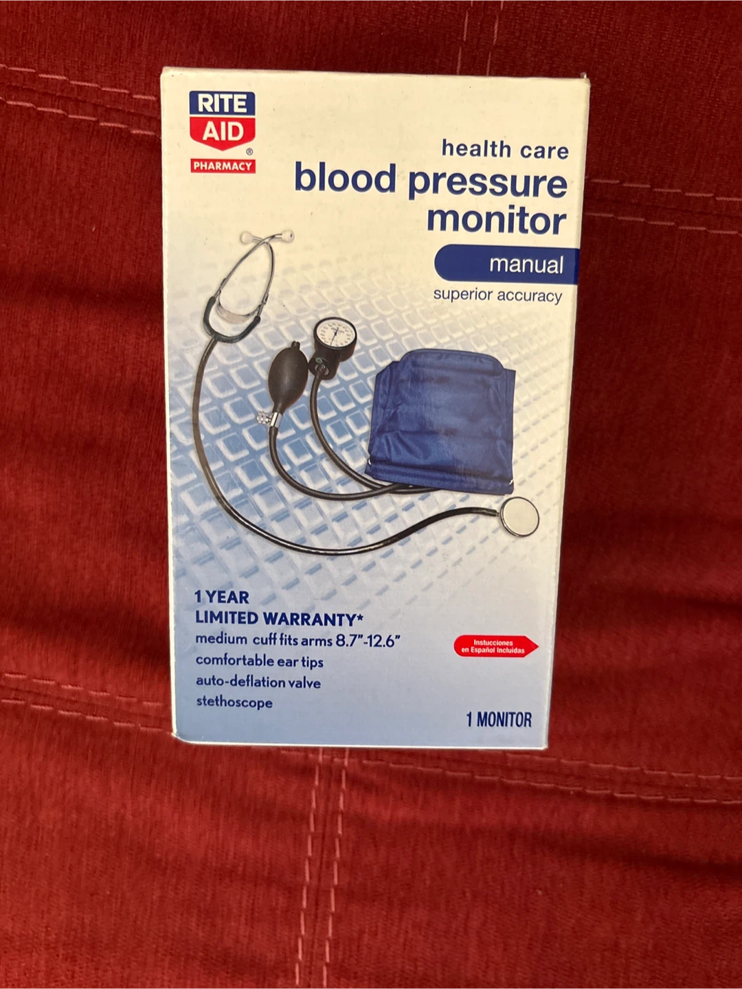 Rite Aid Blood Pressure Monitor with Stethoscope