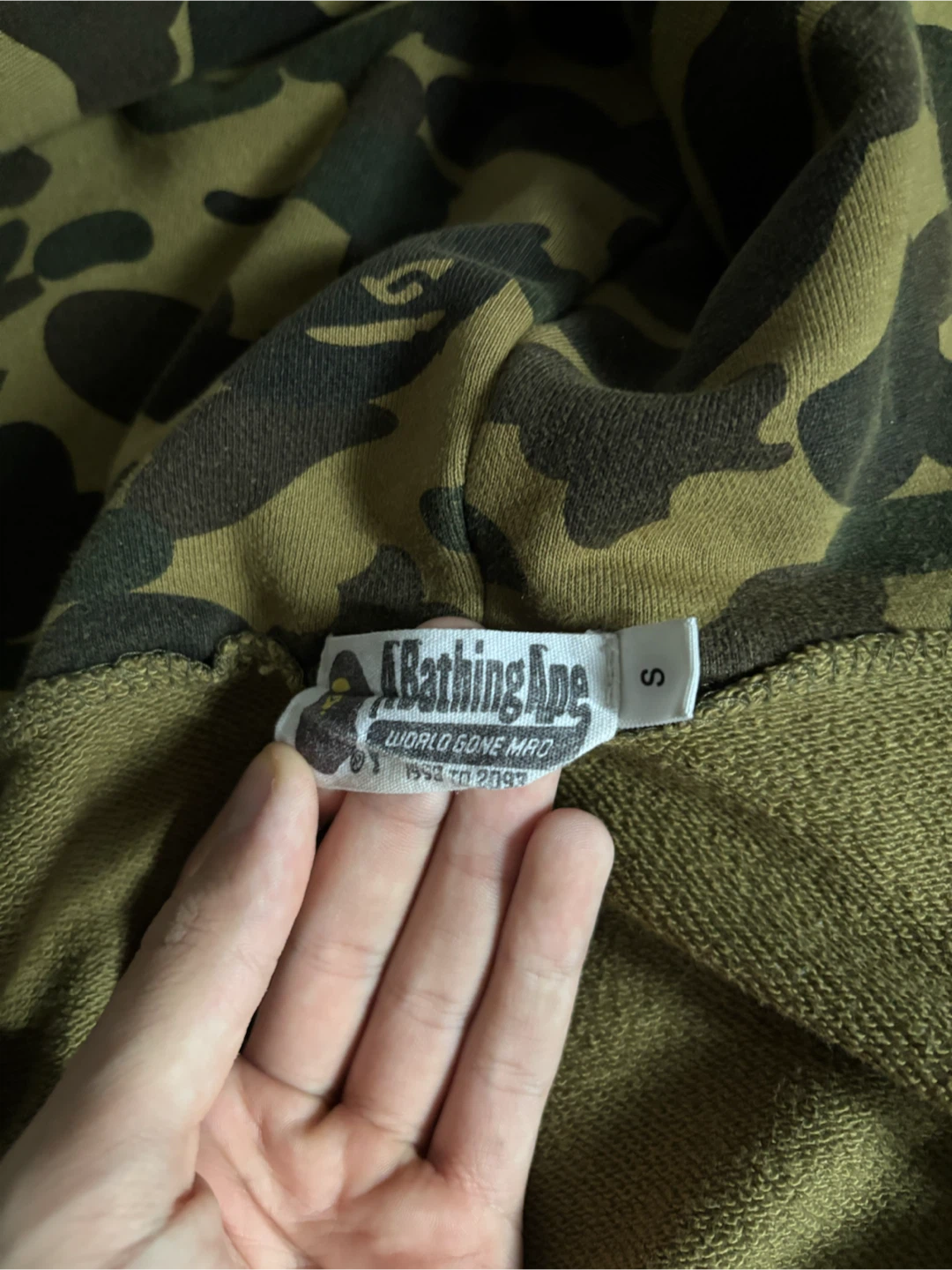 BAPE Full Zip Hoodie Camo Shark - photo 5