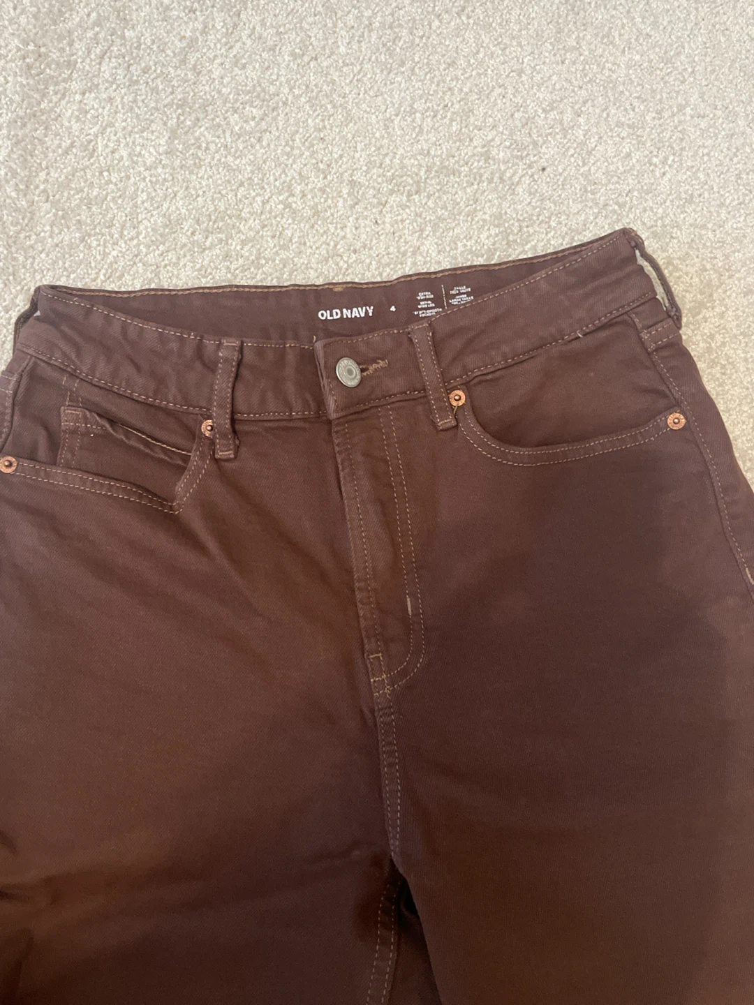 Old Navy Wide-Leg Pants - Brown Size 4 - photo 3