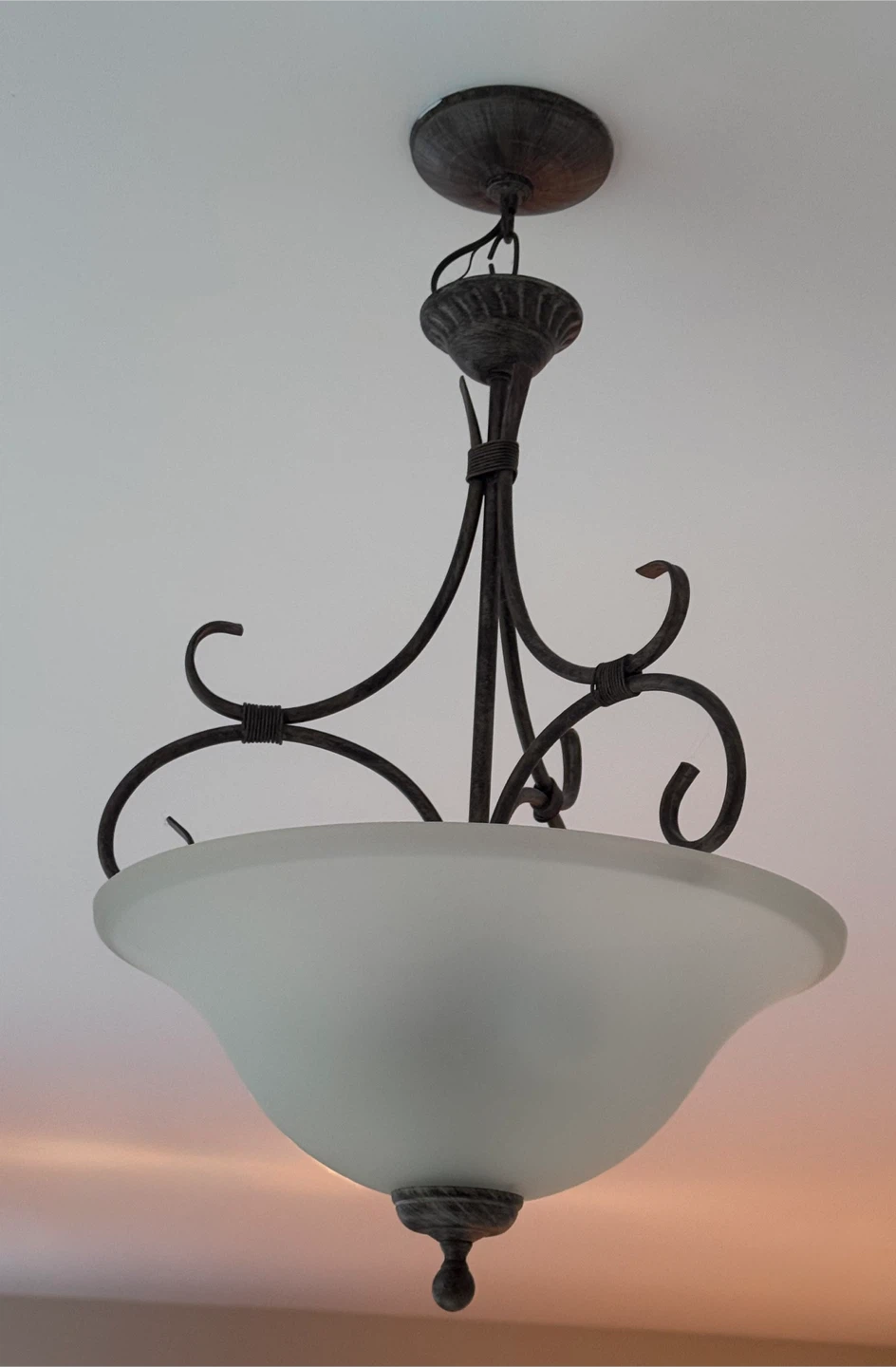 2 - Vintage Style Hanging Chandelier Light Fixture