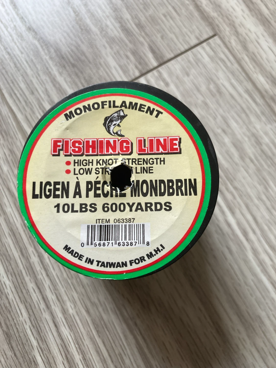 Monofilament Fishing Line - 10lbs 600 Yards