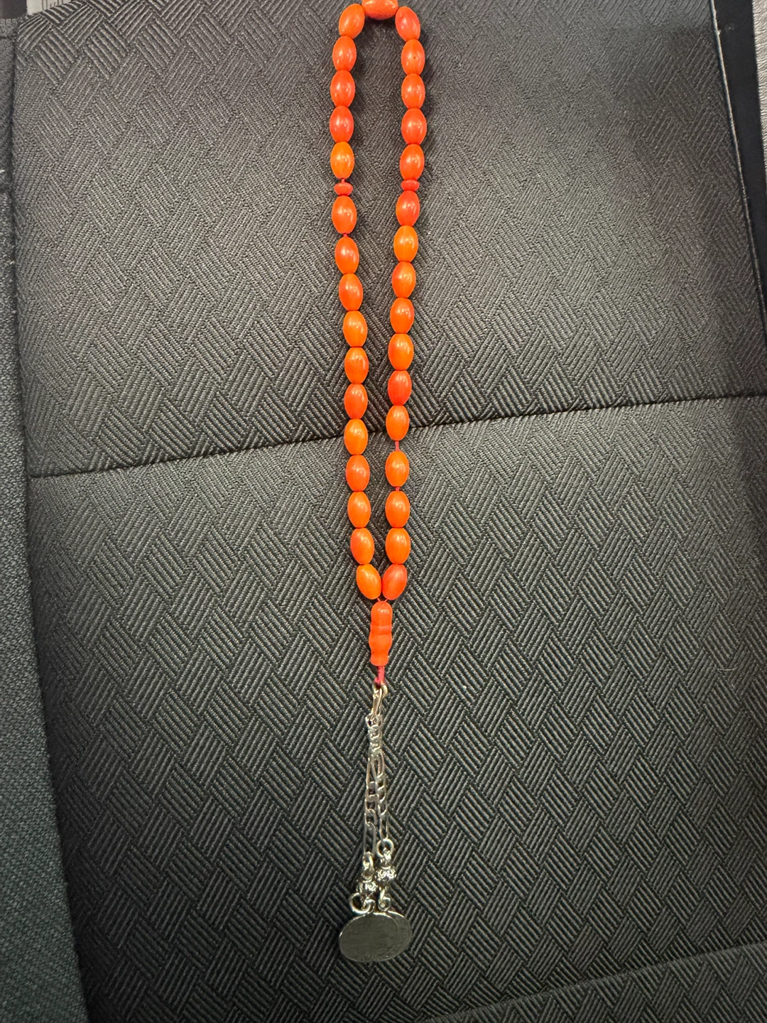 Orange Prayer Beads