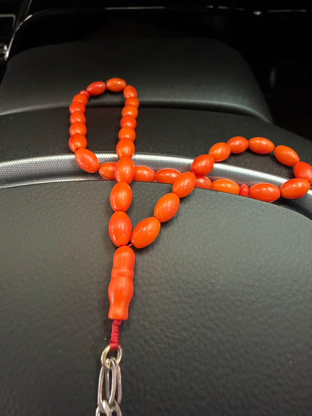 Orange Prayer Beads - photo 2