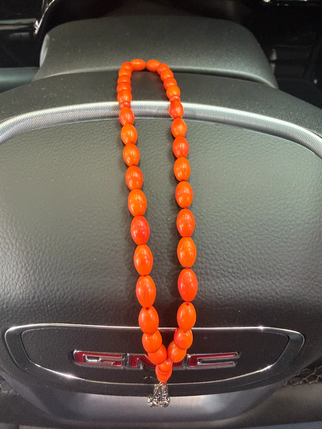 Orange Prayer Beads - photo 3