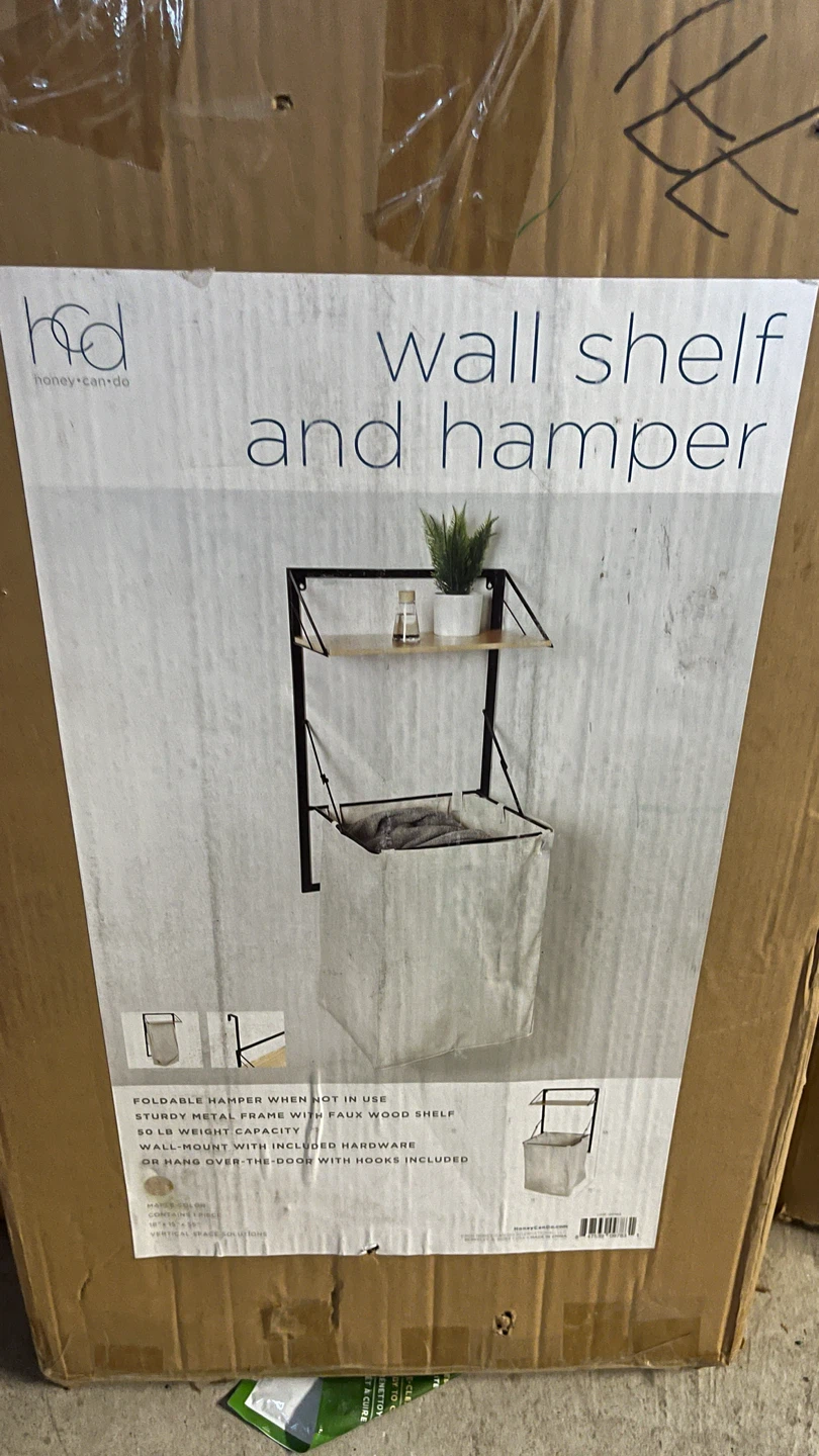 Honeycando Wall Shelf and Hamper