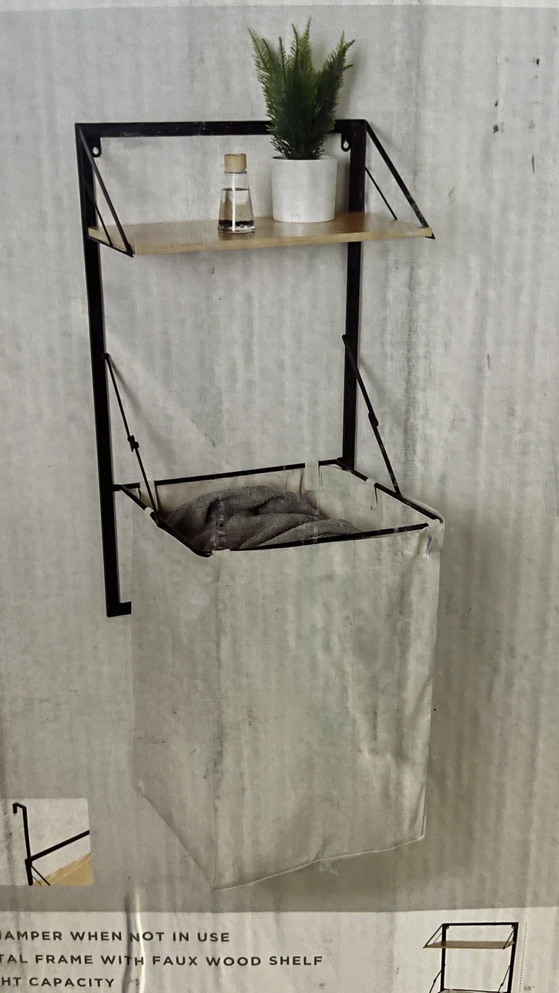 Honeycando Wall Shelf and Hamper - photo 2