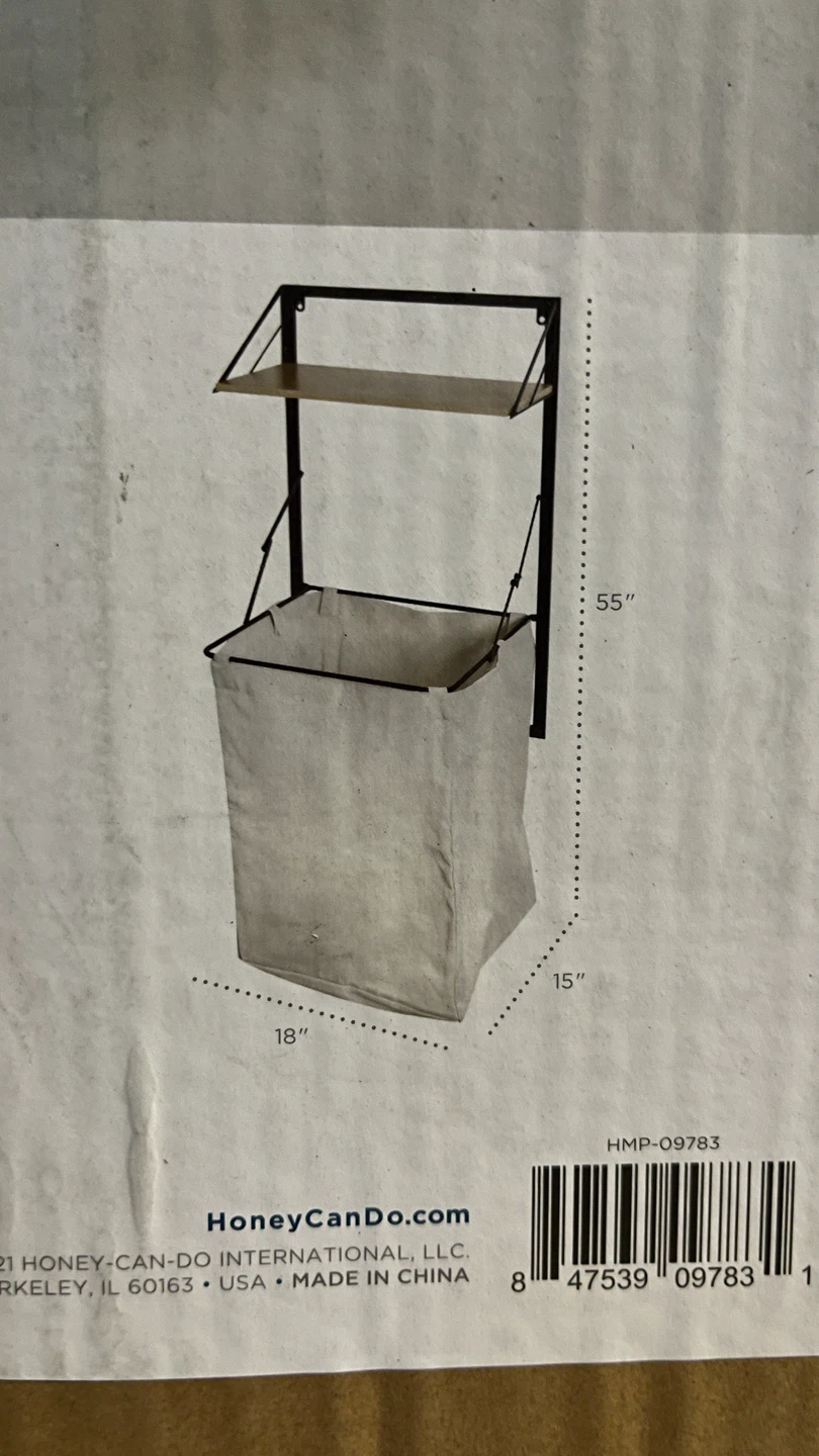 Honeycando Wall Shelf and Hamper - photo 3