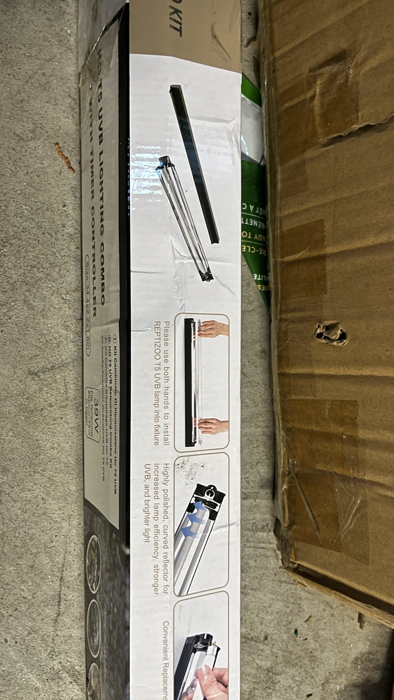 REPTIZOO HO T5 UVB Lighting Combo Kit with Timer - photo 4