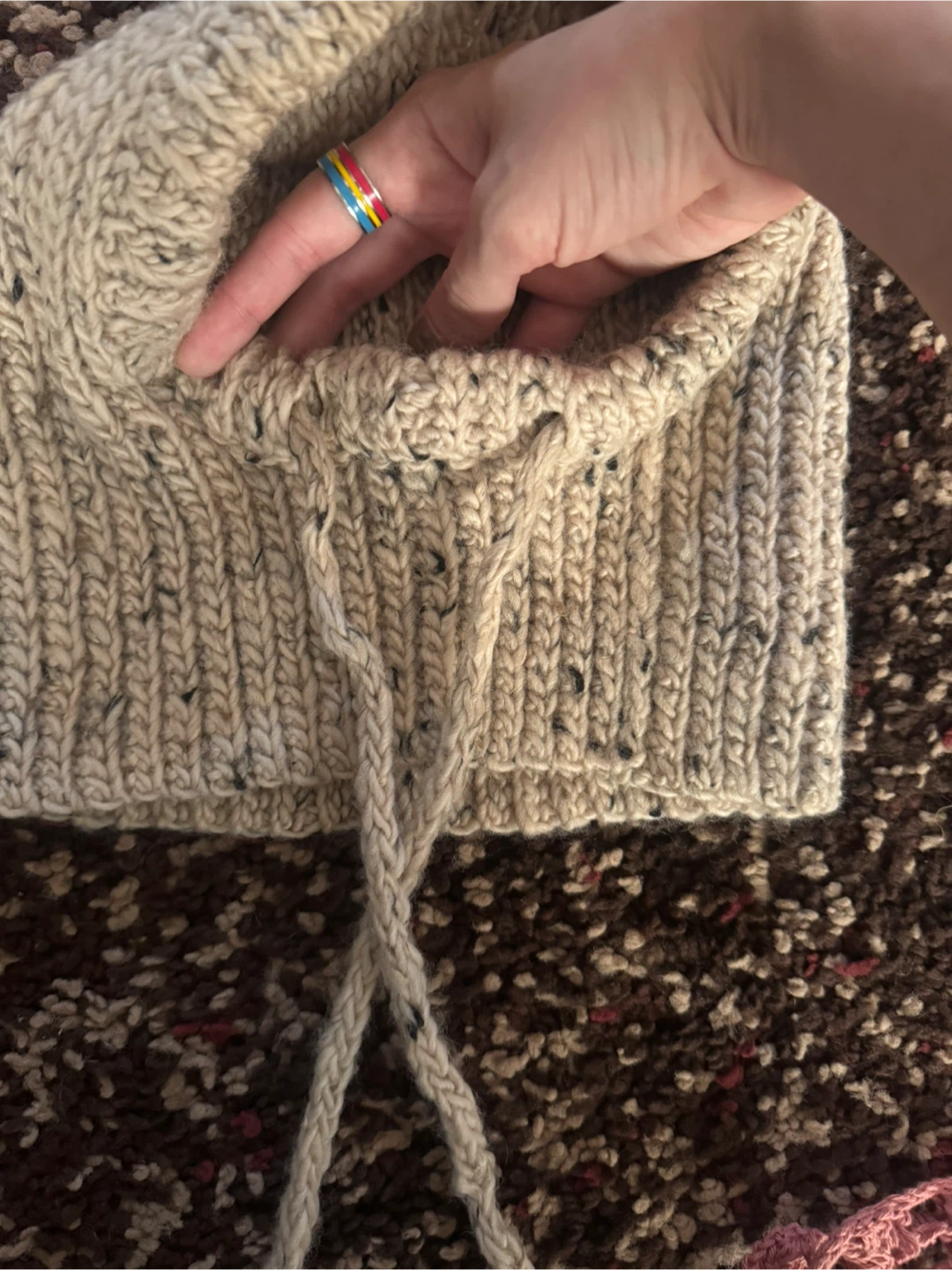 Crocheted hood balaclava - photo 4