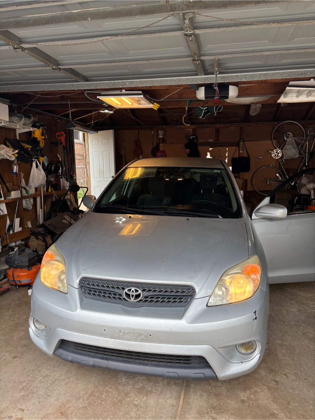 Silver Toyota Matrix Wagon