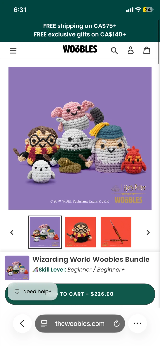 Harry Potter Crochet Kits Bundle - photo 4