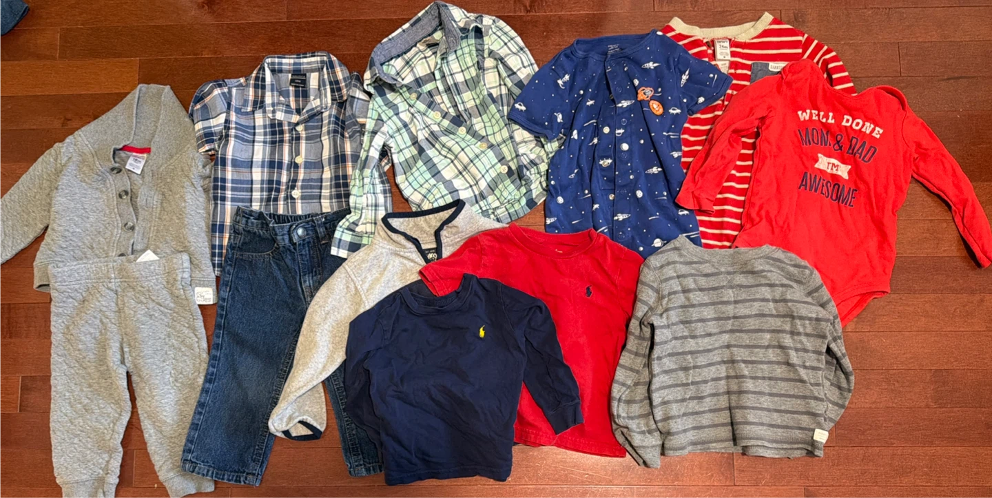 Baby Clothes Lot - Various Brands & Sizes
