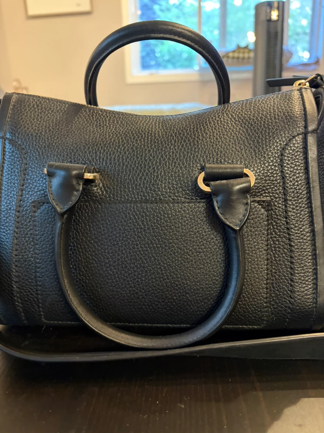 Michael Kors Carine Satchel Black Leather - photo 2