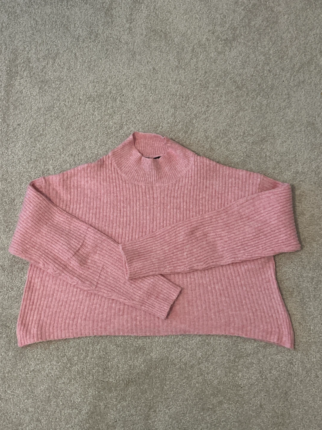 Streetwear Society Pink Cropped Sweater L/G