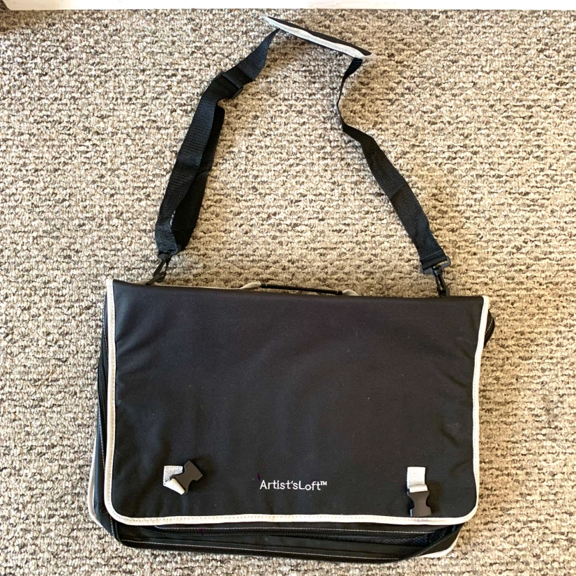 Art Supply Organizer Bag Carry Case Artist Tools Craft Tote