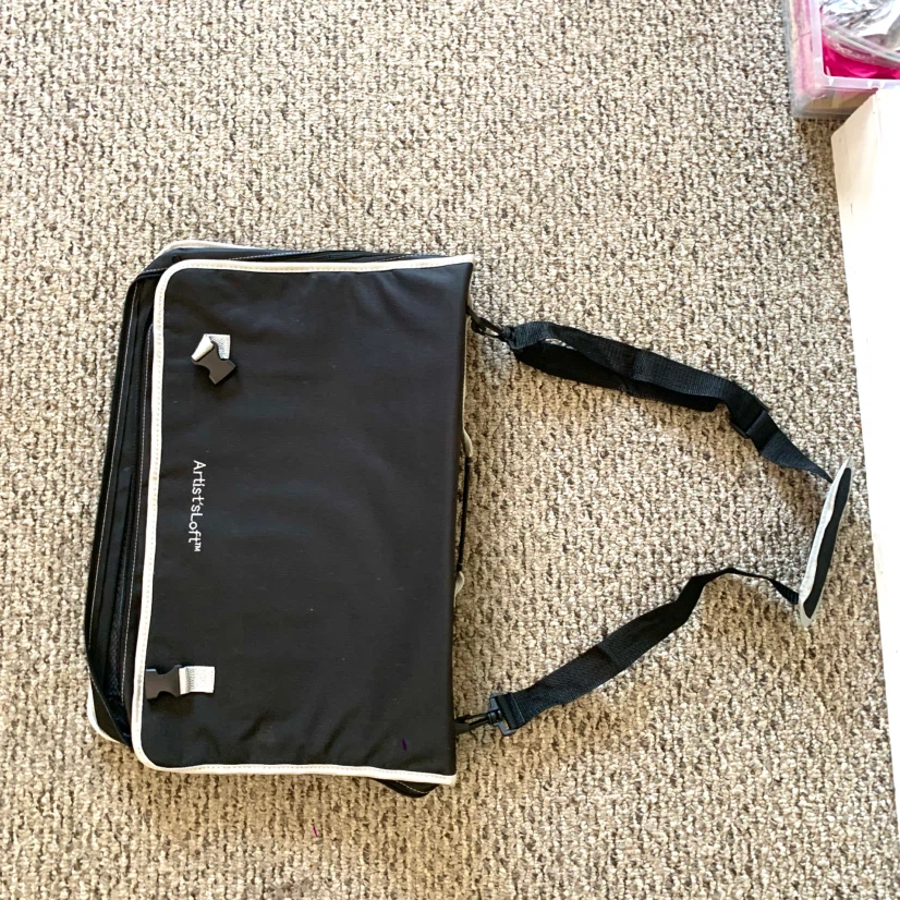 Art Supply Organizer Bag Carry Case Artist Tools Craft Tote - photo 3