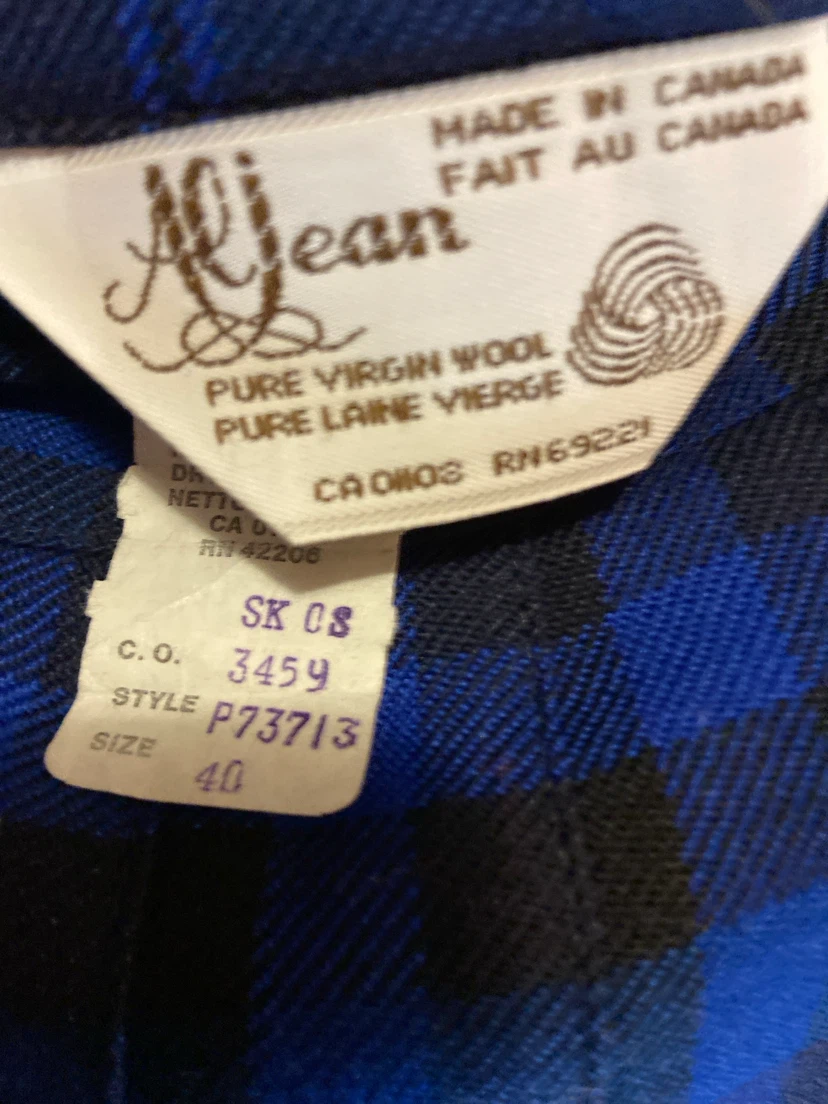 Yves Venet Pleated Plaid Wool Skirt - photo 3