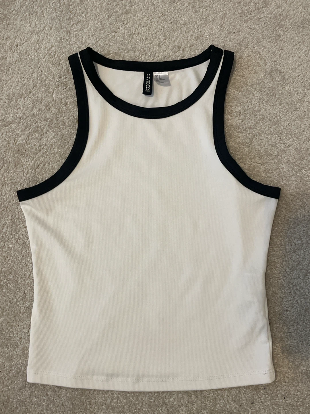 H&M Divided White  Tank Top - Size S