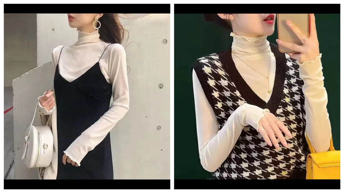Sheer Turtleneck Top - photo 3