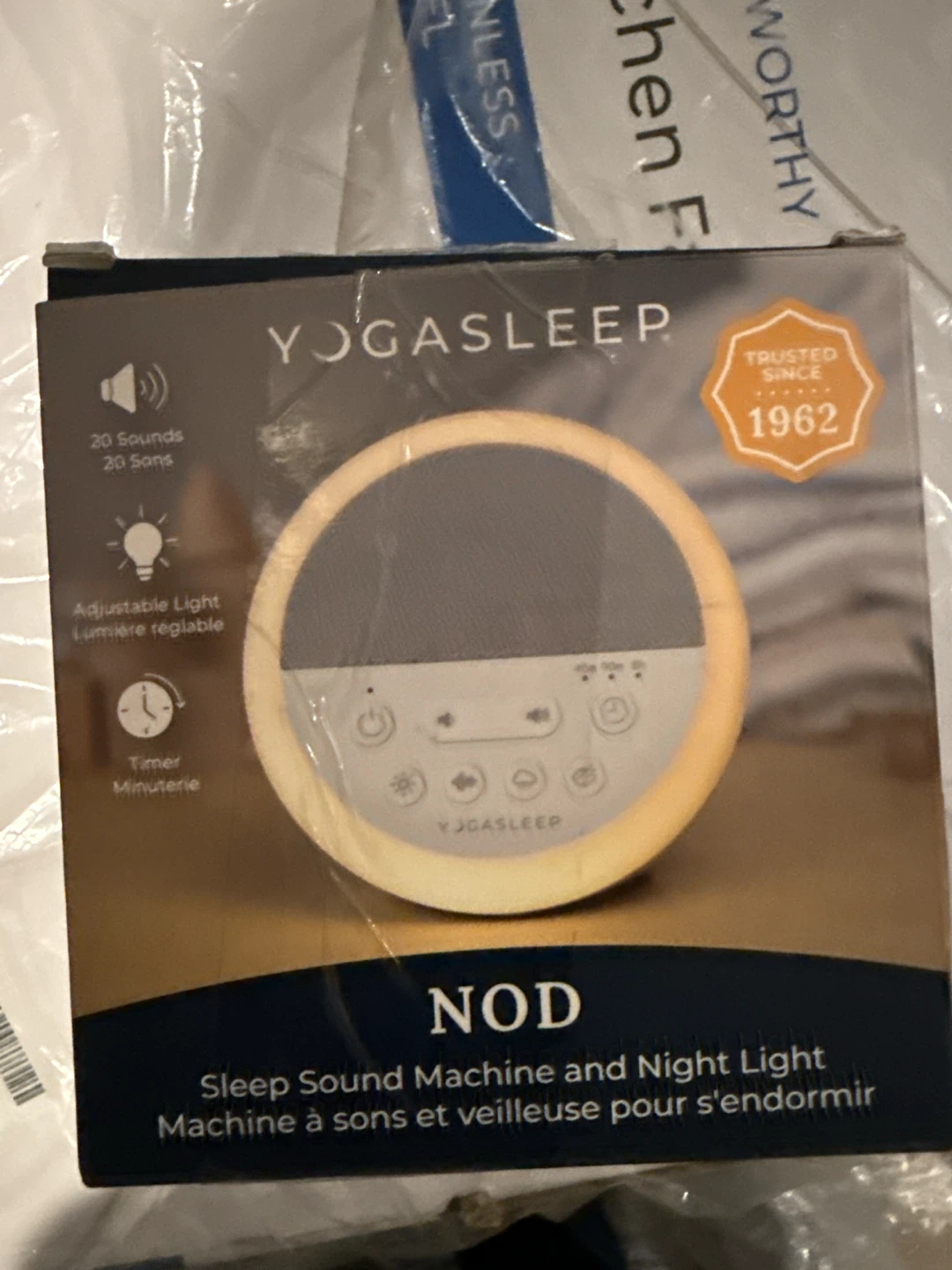 Yogasleep Nod White Noise Sound Machine & Night Light - photo 3