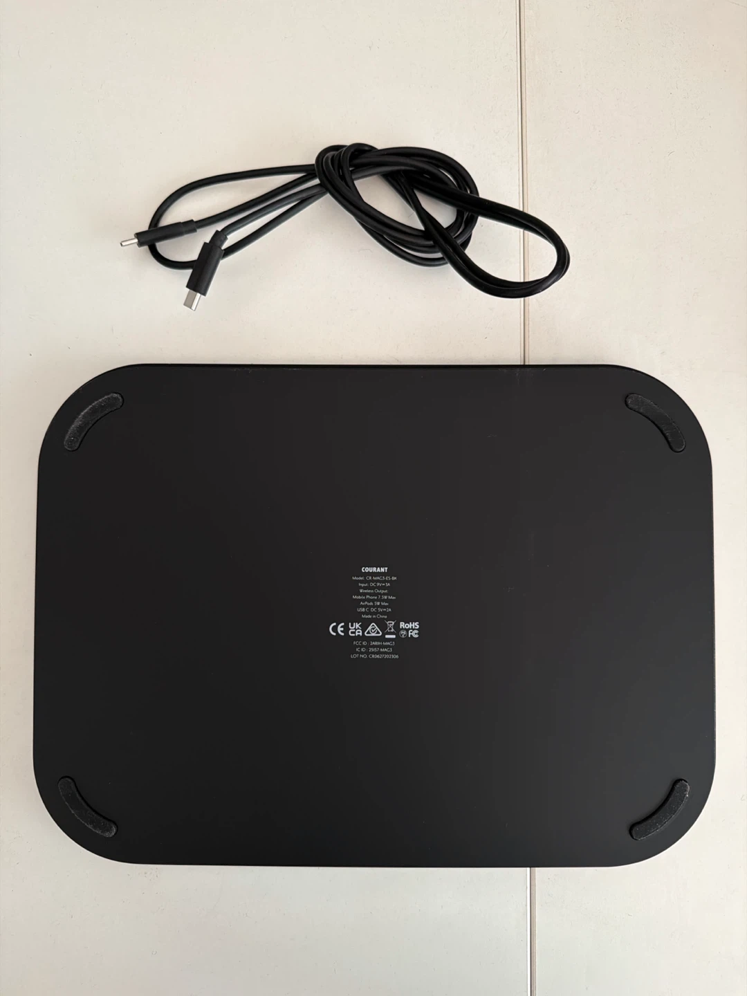 COURANT CR-MAG3-ES-BK Wireless Charging Pad - photo 3