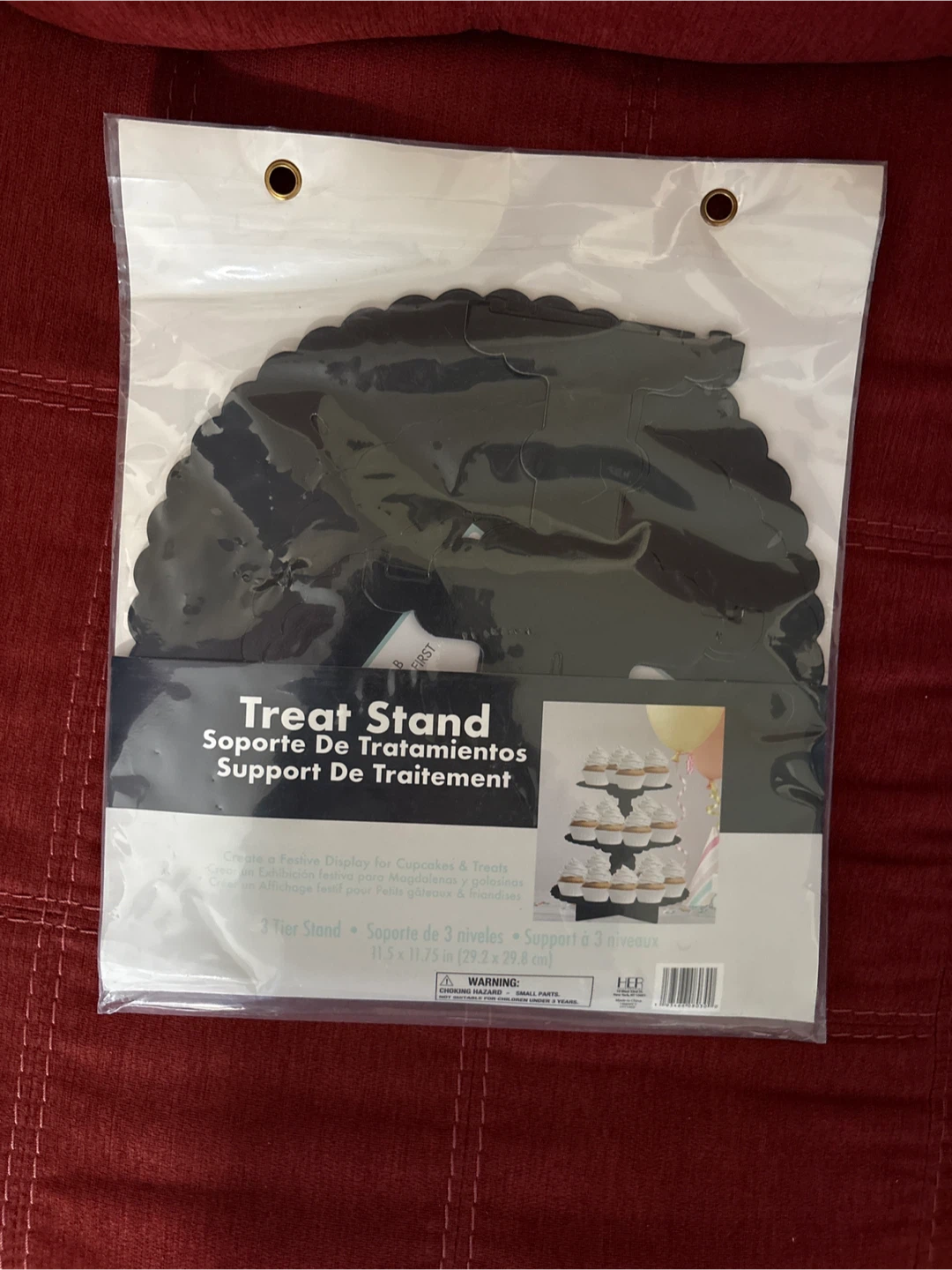3 Tier Treat Stand Black - photo 2