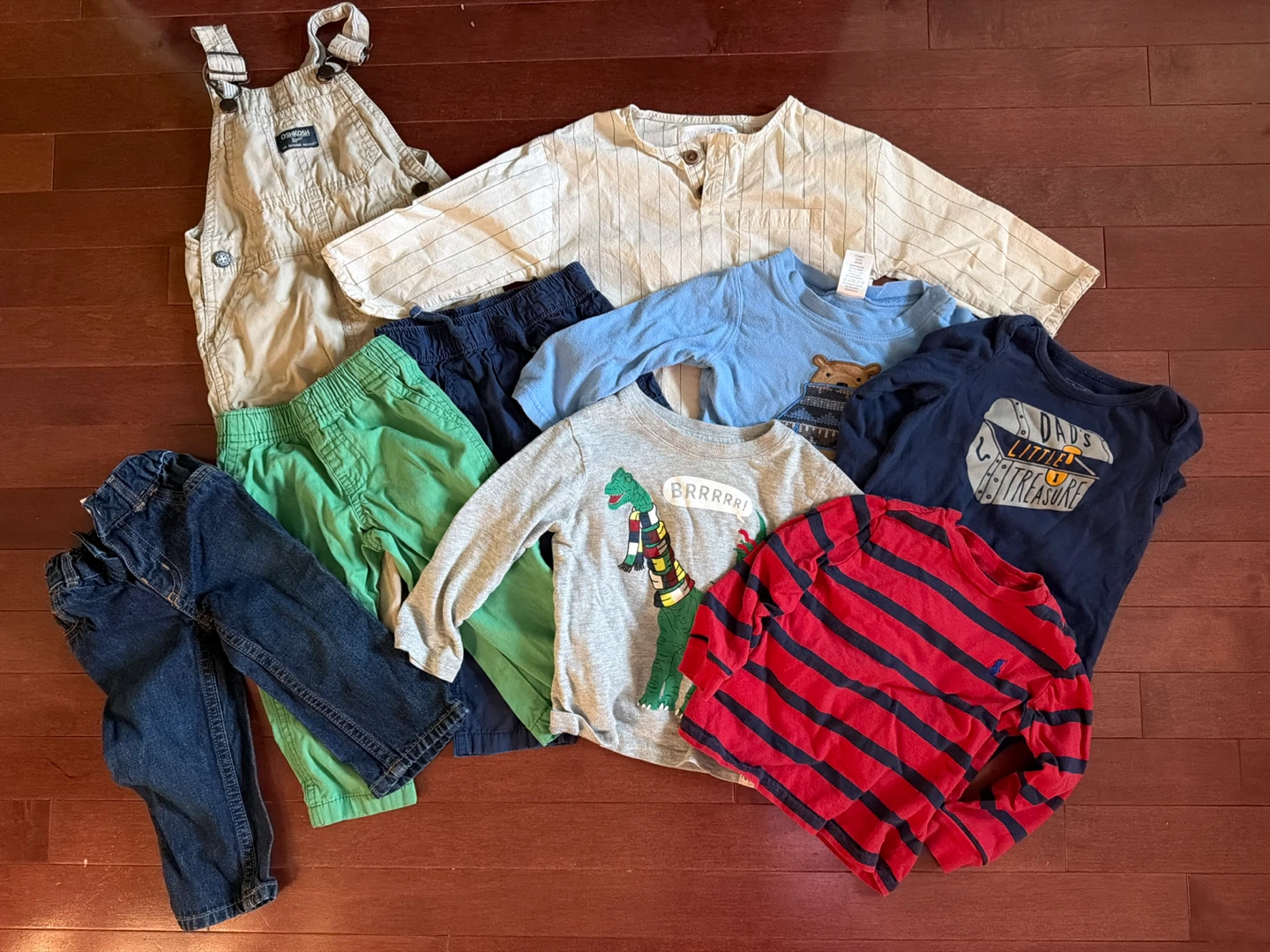 OshKosh B'gosh Overalls & Baby Clothes Bundle