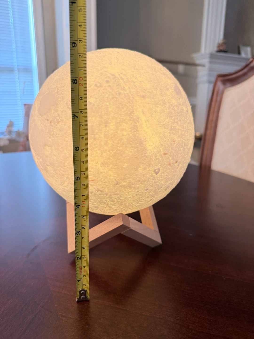 Moon Lamp with Wooden Stand - photo 5
