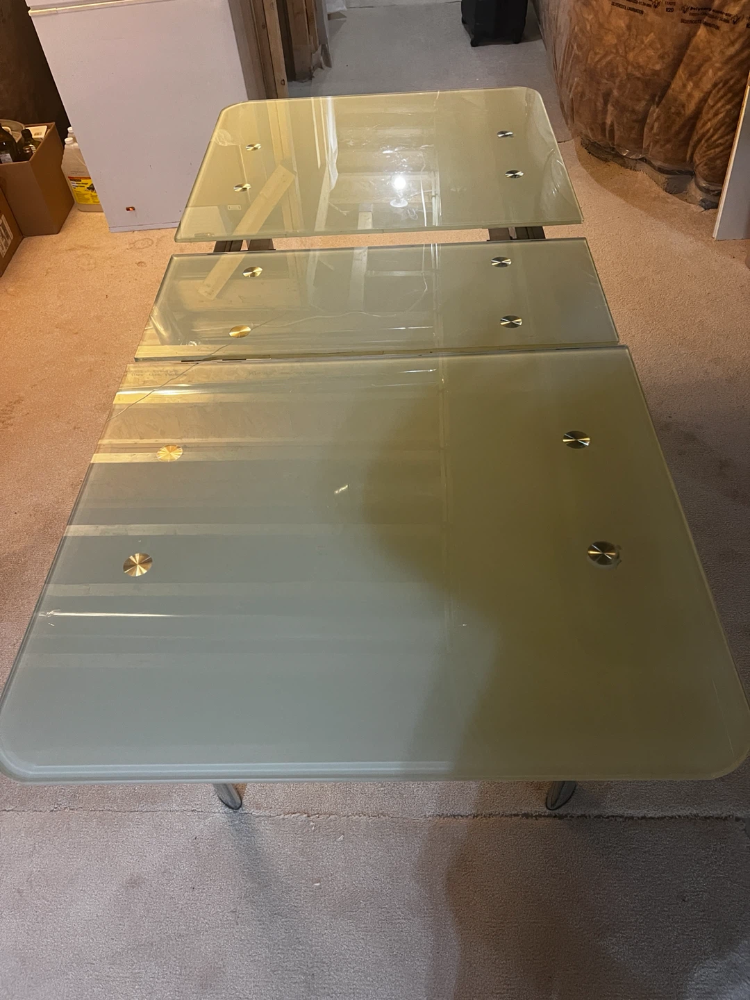 Extendable Glass Dining Table only – Seats up to 8 - photo 2