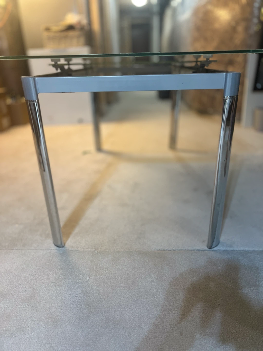 Extendable Glass Dining Table only – Seats up to 8 - photo 3