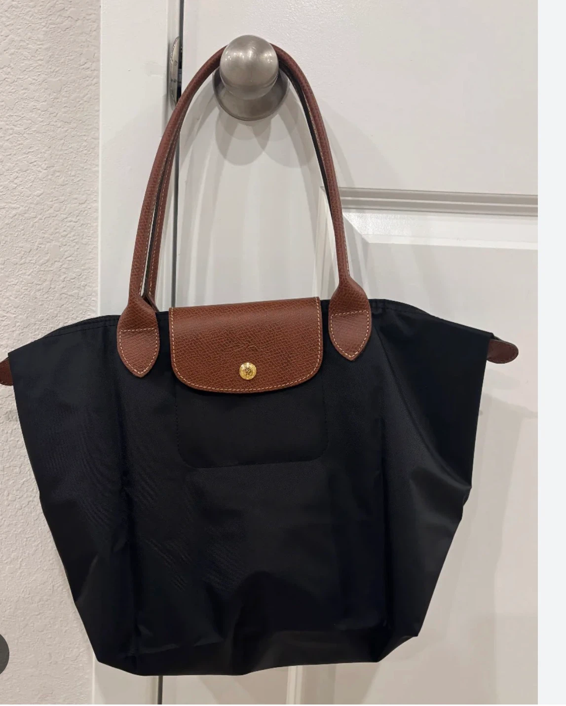 Long champ medium tote bag (long handle)
