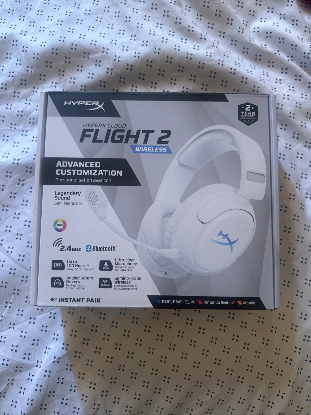 Brand new HyperX Cloud Flight 2 Wireless Gaming Headset