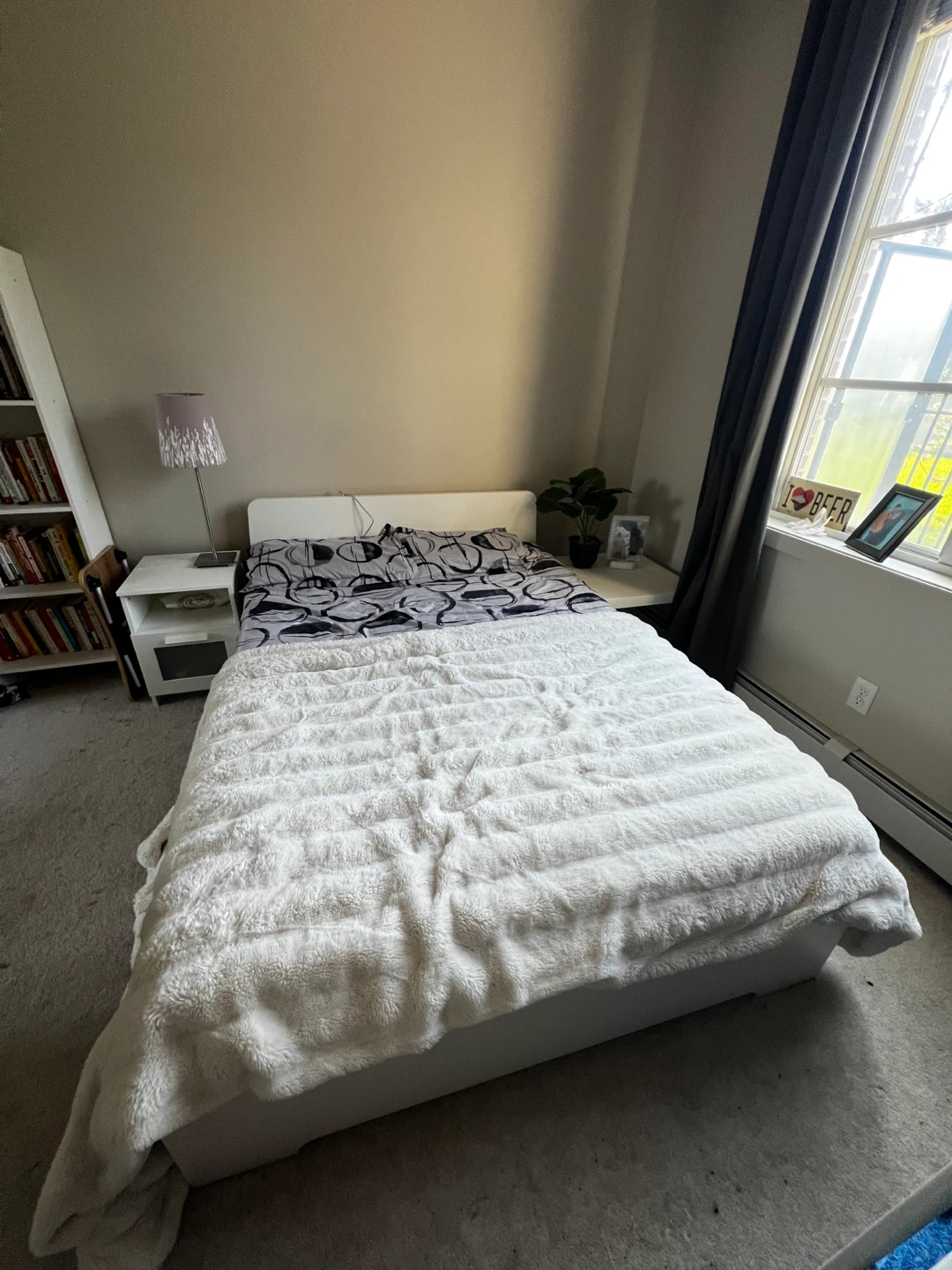 White Queen Bed Frame