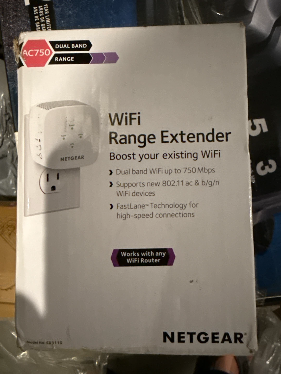 Netgear AC750 WiFi Range Extender EX3110