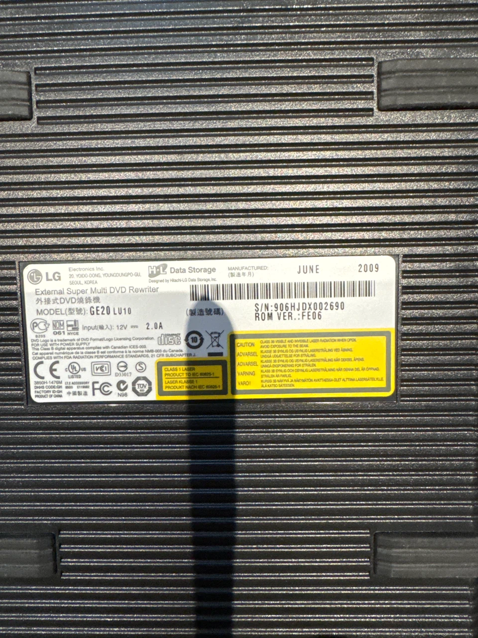 LG External Super Multi DVD Rewriter - photo 3