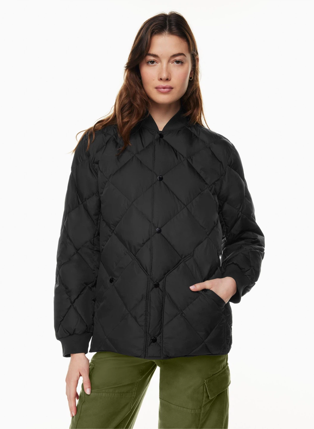 BNWT Aritzia TNA Archive Quilted Jacket - Black - XXS