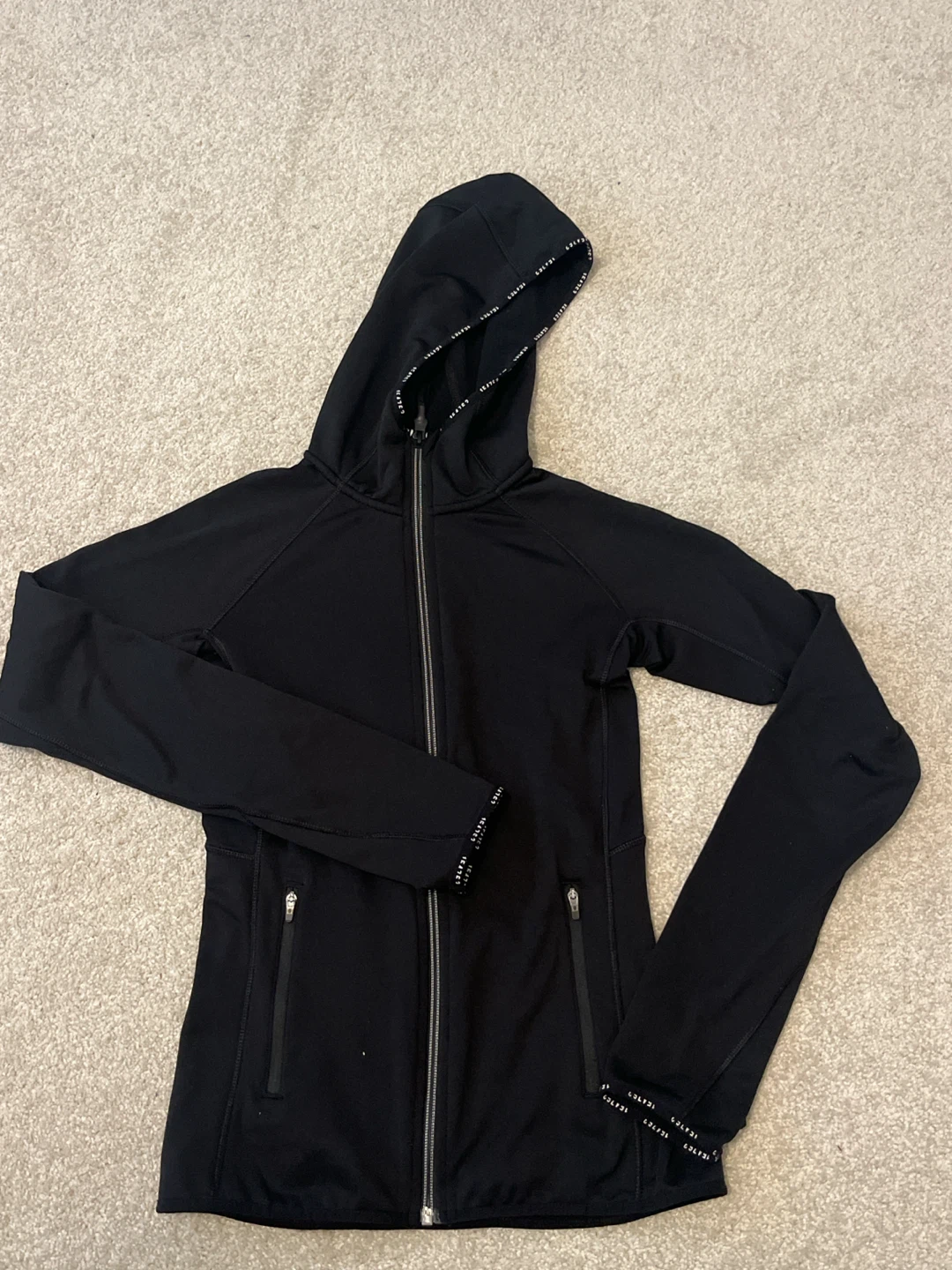 H&M Sport Black Full Zip Hoodie