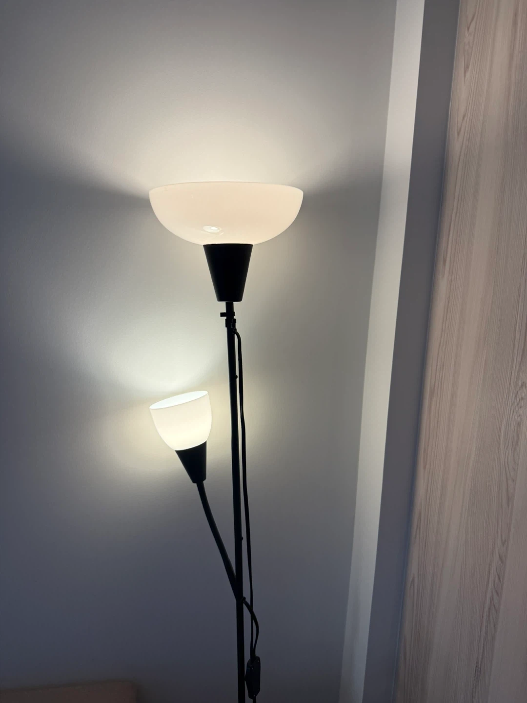 IKEA Black standing Floor Lamp